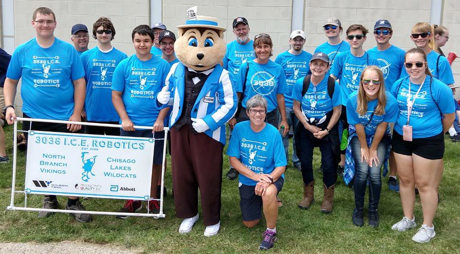 North Branch-Chisago Lakes robotics make showing at State Fair